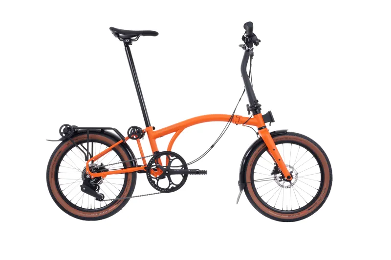 Brompton G Line with Roller Frame in Adventure Orange