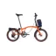 Brompton G Line Electric with Roller Rack in Adventure Orange