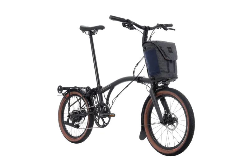 Brompton G line Electric with Roller Frame and Handlebar Control  4-speed in Space Black-1