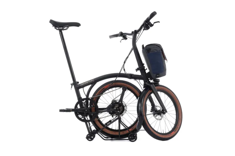 Brompton G line Electric with Roller Frame and Handlebar Control  4-speed in Space Black-2