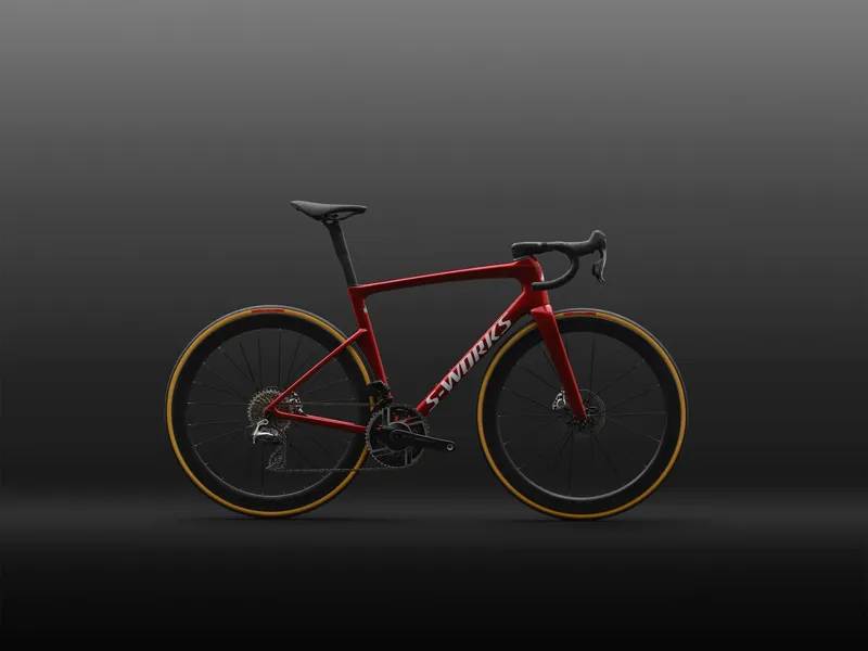 S-Works Tarmac SL9 - SRAM RED AXS Ruby White and Silver