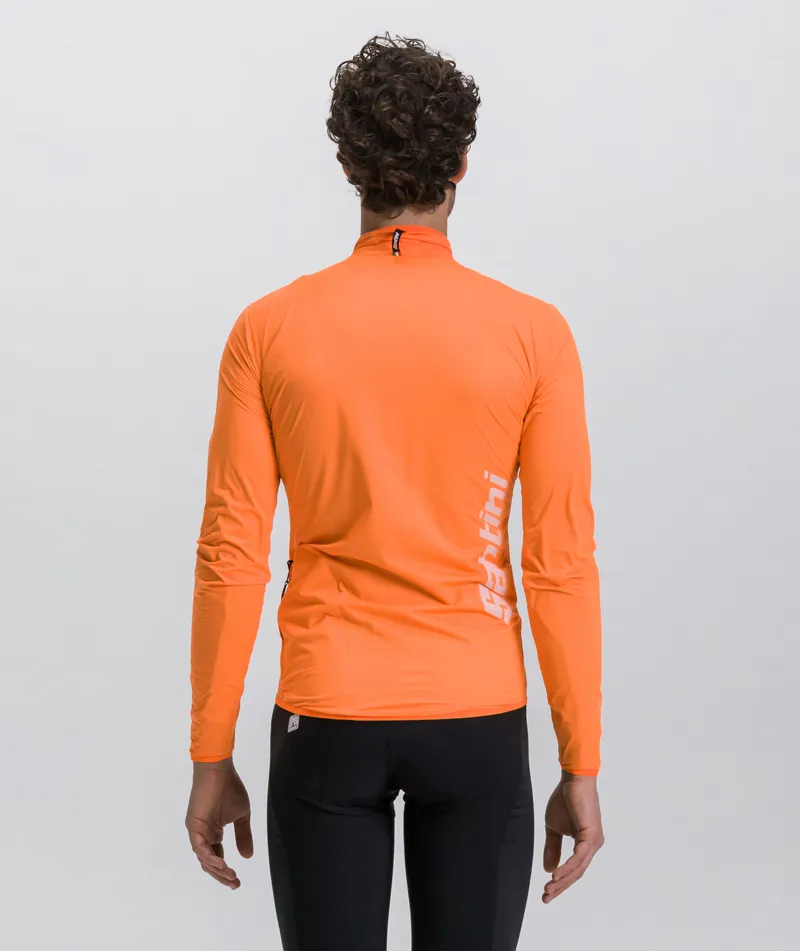 Santini GUARD NIMBUS RAIN JACKET Flo Orange-1