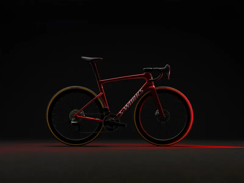 S-Works Tarmac SL9 - SRAM RED AXS Ruby White and Silver-1