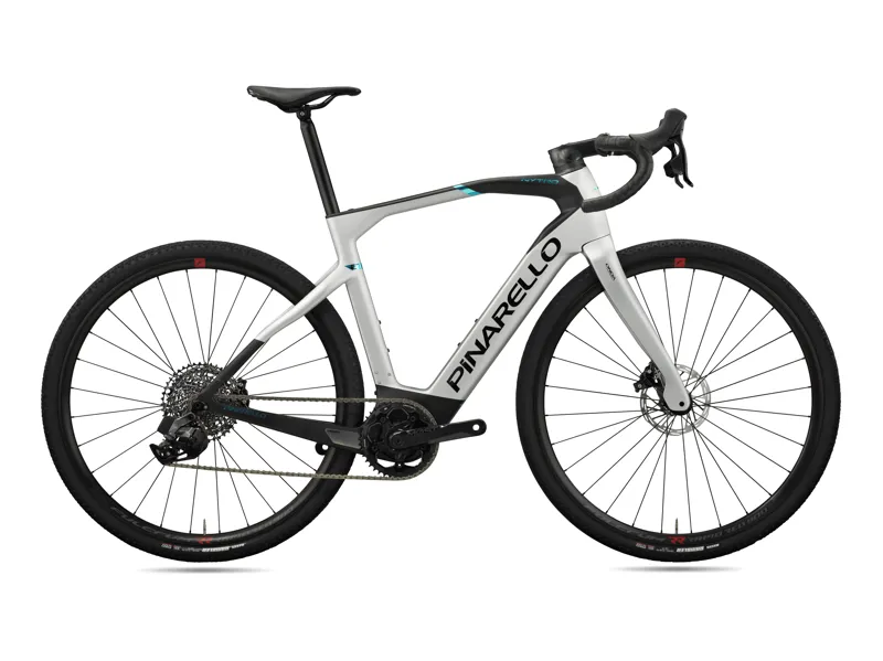 Pinarello Nytro Gravel E5 with SRAM Rival AXS in Saturn Silver
