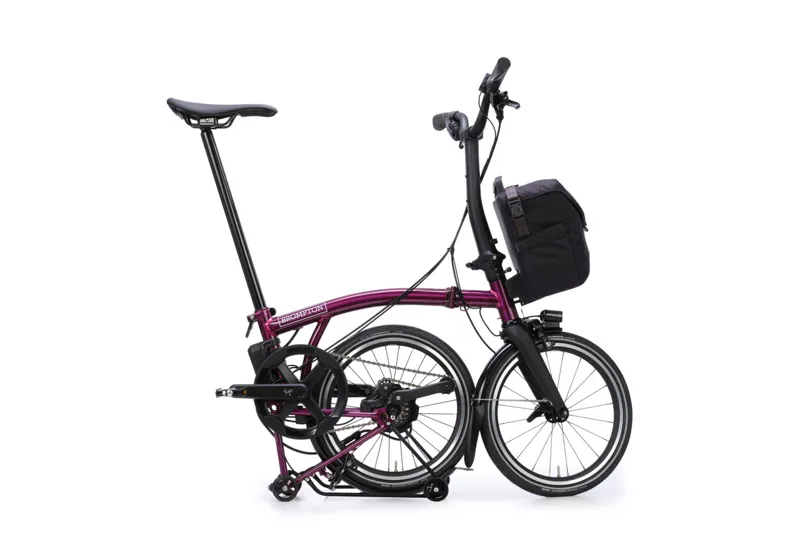 Brompton Electric P Line with SuperRoll+ - e-Motiq system - 4-speed in Amethyst Lacquer-2
