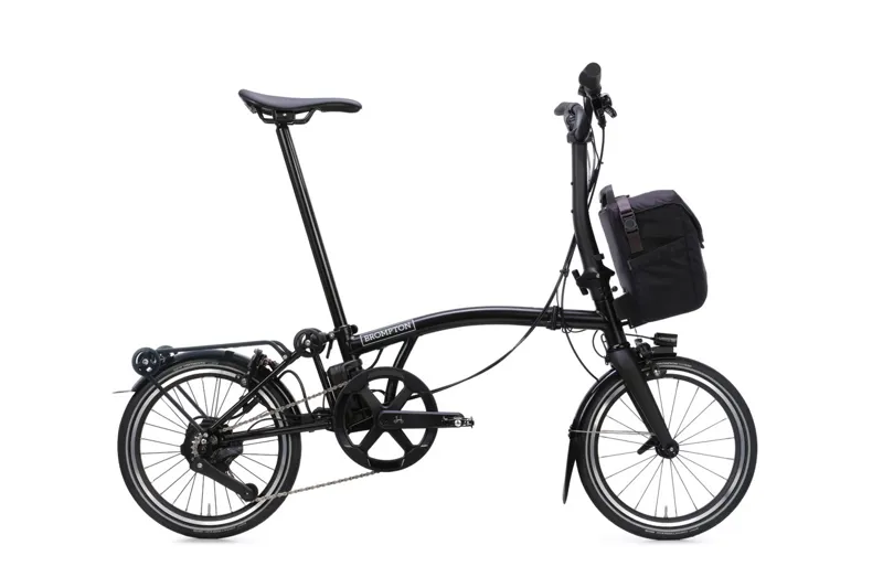 Brompton Electric P Line with SuperRoll+ - e-Motiq system - 4-speed in Matt Black