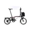 Brompton Electric P Line with SuperRoll+ - e-Motiq system - 4-speed in Plum Red