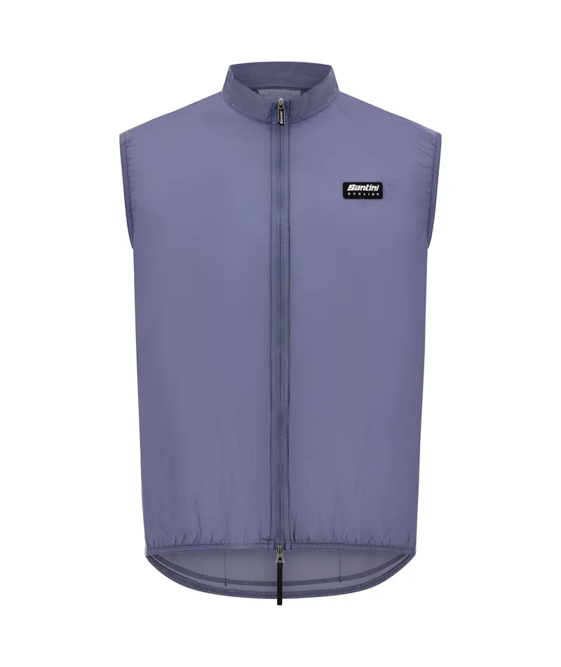 Santini  Ready To Ride  Windproof Vest Unisex in Powder Blue
