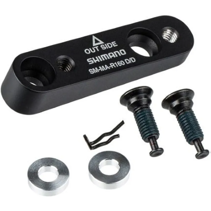 Shimano Rear Flat To Flat Mount Brake Adaptor For 160mm