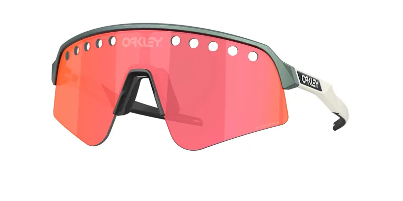 OAKLEY SUTRO LITE SWEEP MATTE SILVER/BLUE COLORSHIFT With PRIZM TRAIL TORCH lens