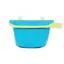 Brompton Saddle Pouch Bag in Lagoon Blue/ Lime Green