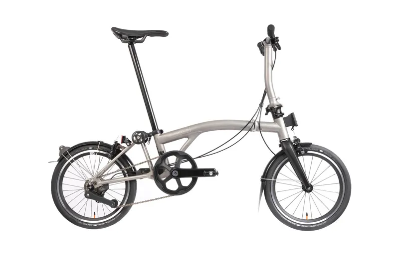 Brompton T Line 12 Speed Titanium Folding Bicycle Low Bar