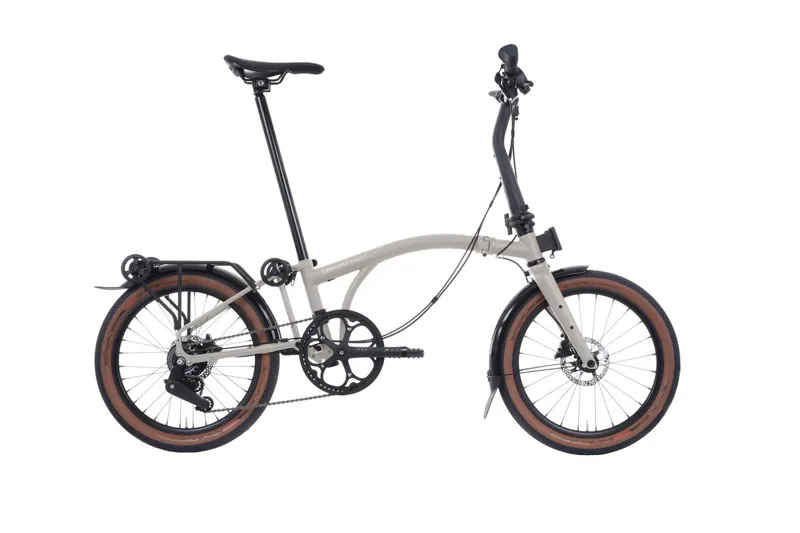 Brompton G Line with Roller Frame in Traildust White