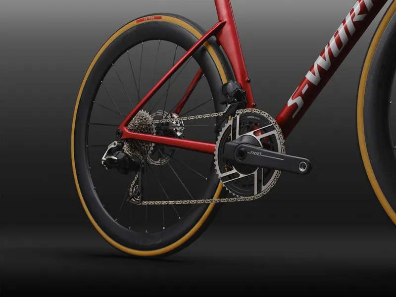 S-Works Tarmac SL9 - SRAM RED AXS Ruby White and Silver-2