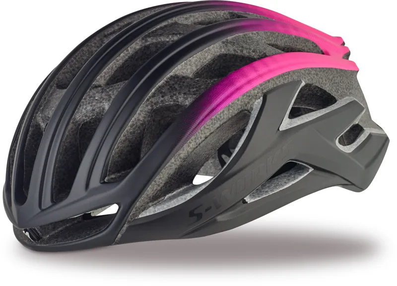 Specialized S-Works Prevail 2 Matte Black/Pink Helmet