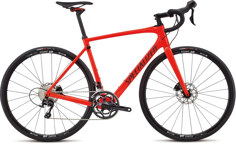 2018 Specialized Roubaix Elite Carbon Road Bike in Red