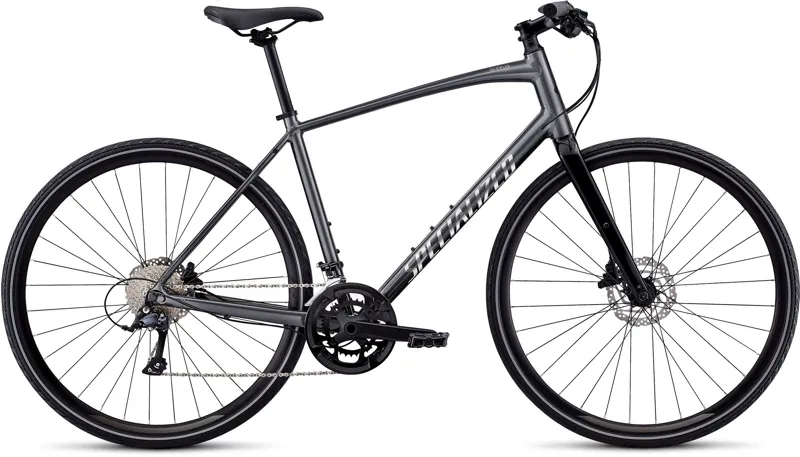 2019 Specialized Sirrus Sport Alloy Disc Hybrid Bike in Grey