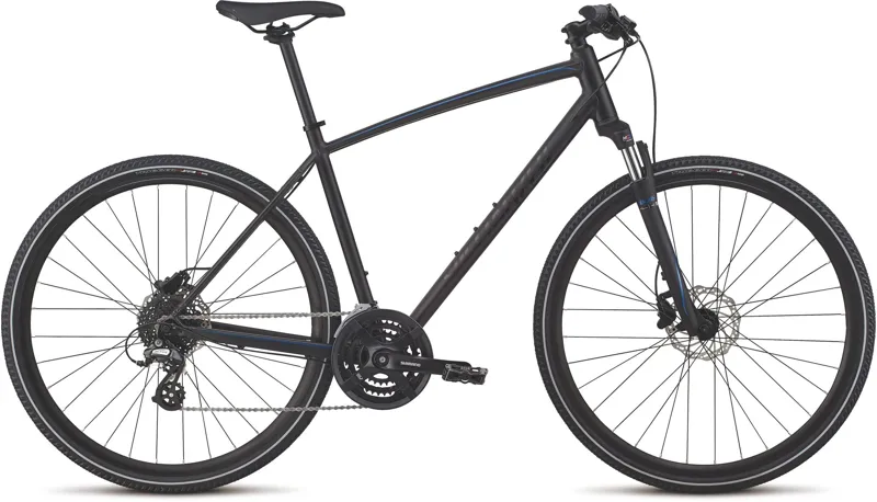 2018 Specialized CrossTrail Hydraulic Disc Mens Hybrid bike in Black