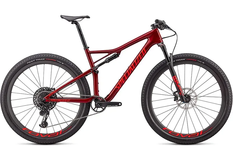 2020 Specialized Epic Expert Carbon FS Mountain Bike in Red