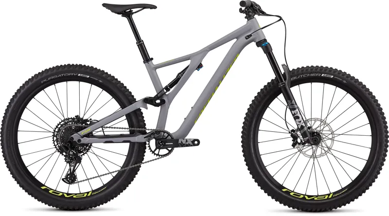 grey specialized mountain bike