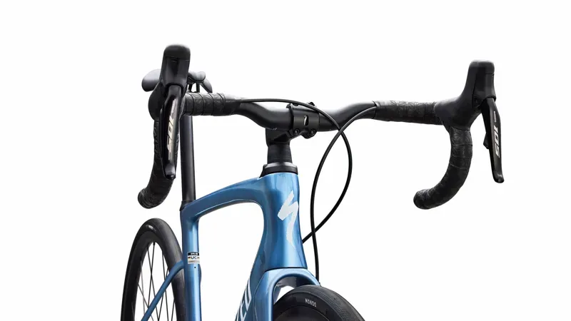 Specialized Roubaix SL8 Comp Shimano 105 Di2 Road Bike in Gloss Glacial Metallic-5