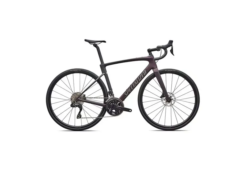 Specialized Roubaix SL8 Comp Shimano 105 Di2 Road Bike in Satin Solidity Metallic