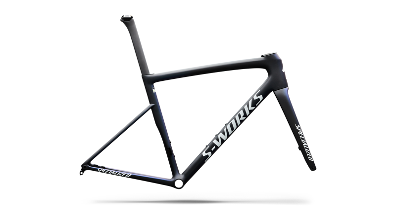 Specialized S-Works Tarmac SL8 Road Bike Frameset in Satin Carbon/Blue Pearl Fade
