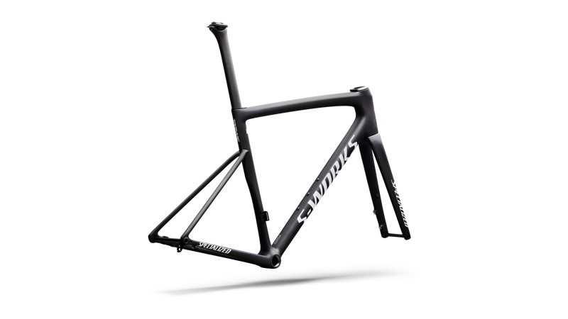 Specialized S-Works Tarmac SL8 Road Bike Frameset in Satin Carbon/Blue Pearl Fade-2