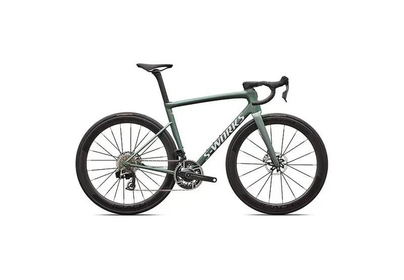 Specialized S-Works Tarmac SL8 SRAM RED AXS Road Bike in Premium Fjord Metallic-1