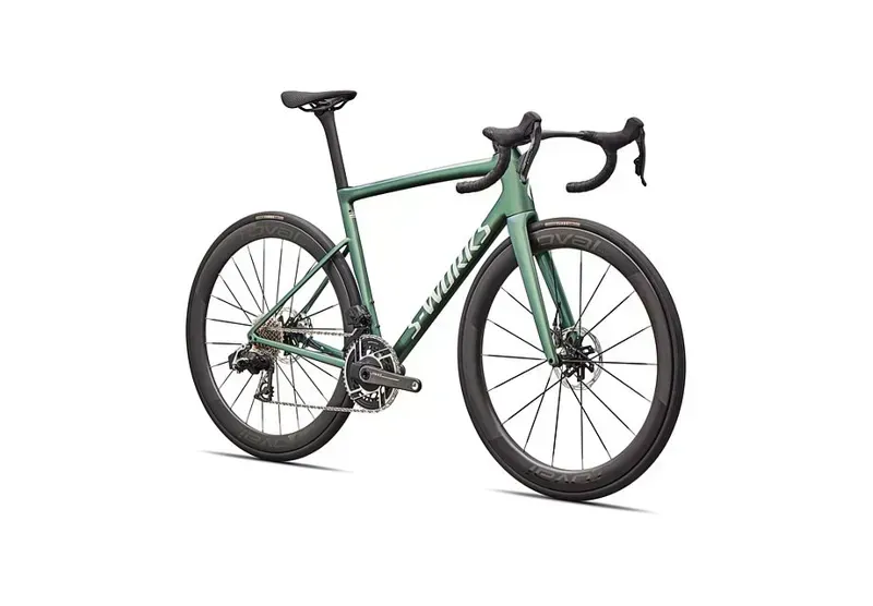 Specialized S-Works Tarmac SL8 SRAM RED AXS Road Bike in Premium Fjord Metallic-3