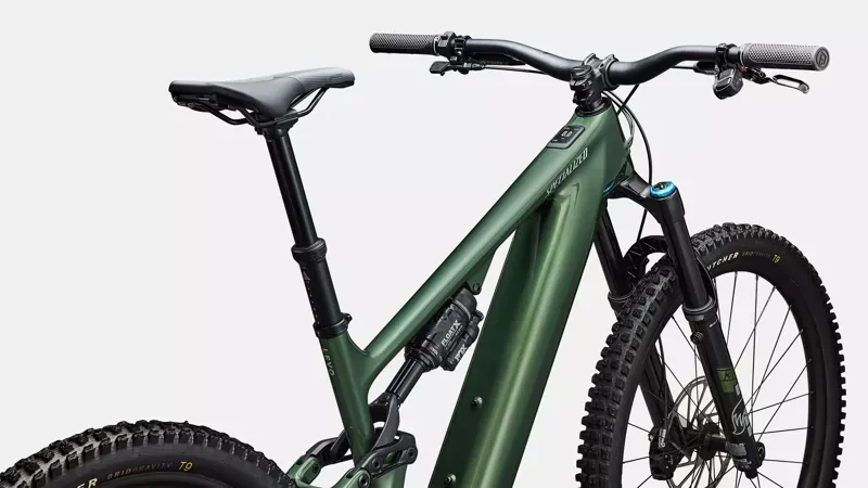 Specialized Turbo Levo 4 Expert S MTB in Cypress and Silver-3