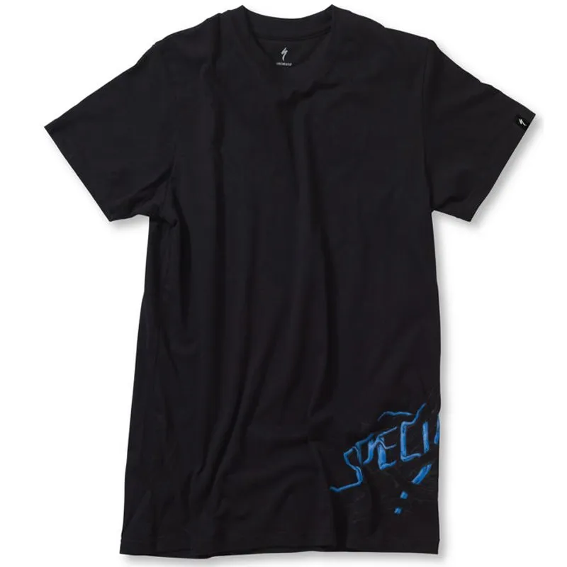 Specialized Roots T-Shirt Black/Neon Blue