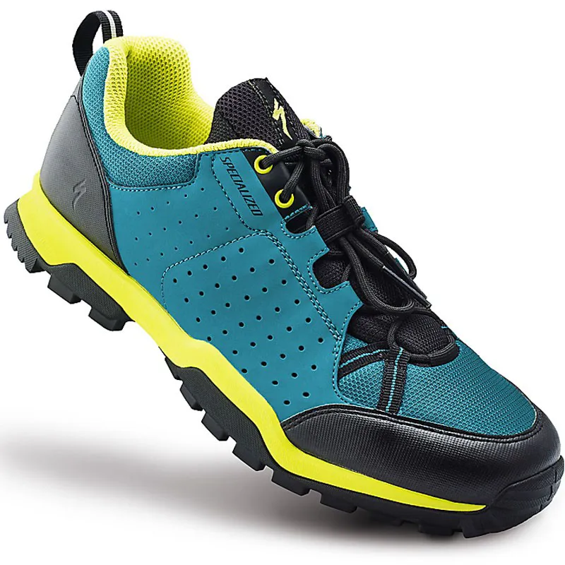 Specialized Tahoe Womens MTB Shoe in Turquoise / Black/ Yellow 39 only