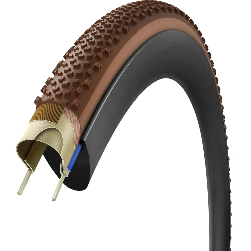 Vittoria Terreno Pro T60 Mixed 700x45c Gravel Race Natural Brown Tubeless Ready Tyre-2