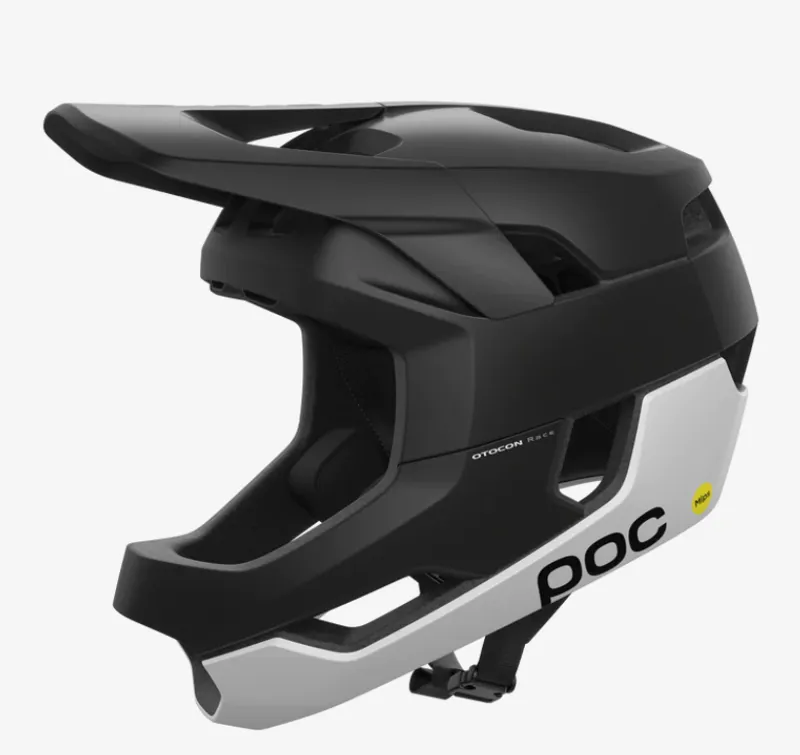 POC Otocon Race MIPS Helmet in Uranium Black/Hydrogen White