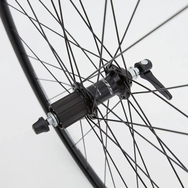 DT R460 Rim 105 Hub Rear Rim Brake Wheel in Black-3